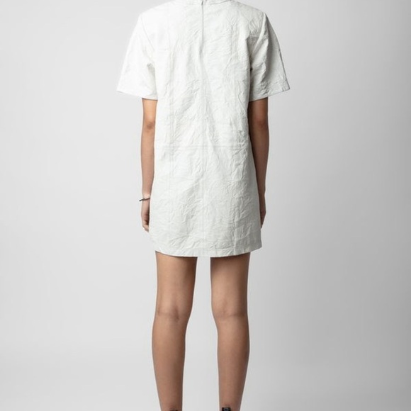 Zadig and Voltaire crinkle leather dress - Picture 2 of 5